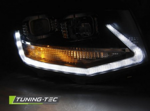 LED Tagfahrlicht Scheinwerfer für VW T6 15-19 schwarz